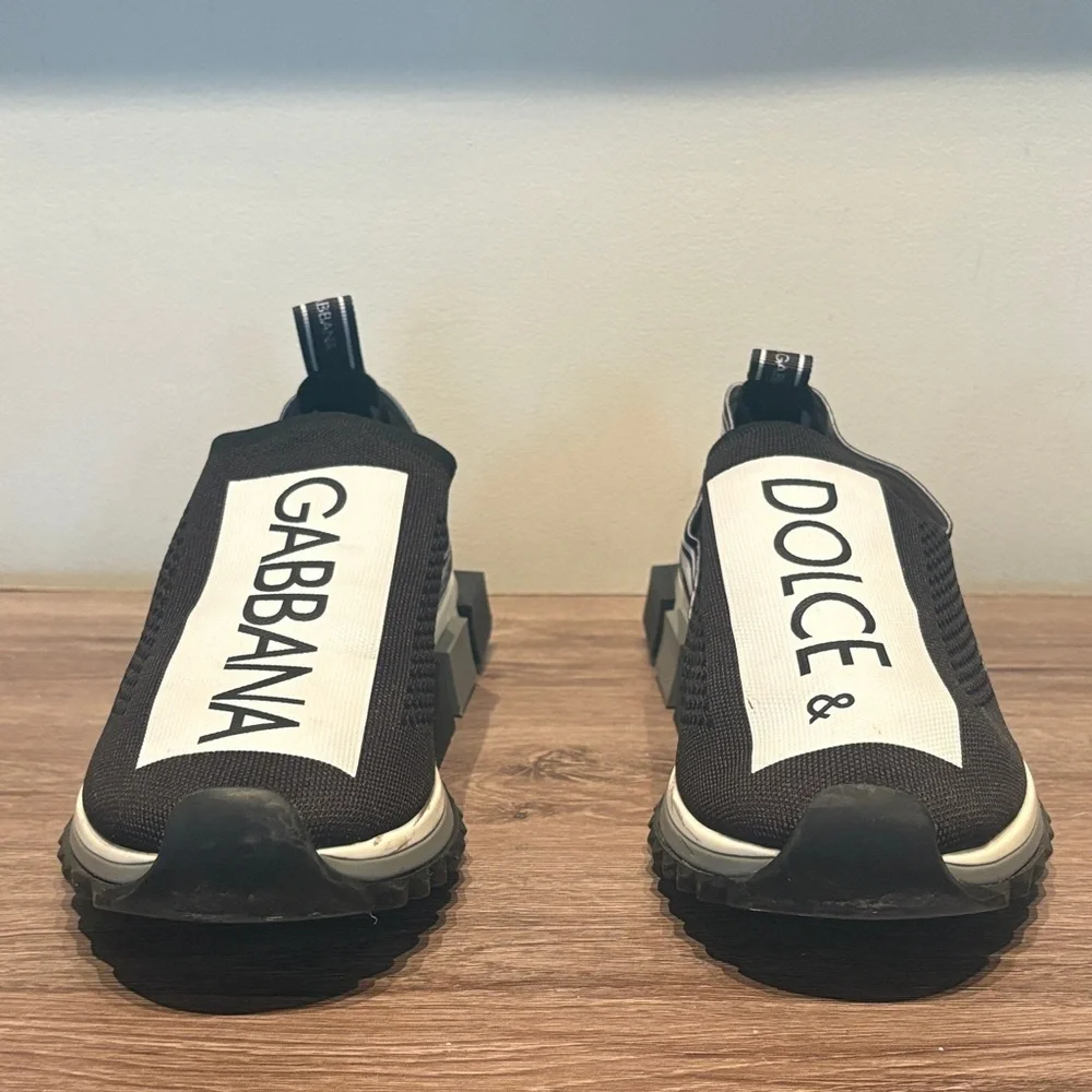 Dolce & Gabbana Sorrento Stretch Mesh Sneakers With Logo - Picture 5 of 13